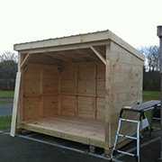 6 x 10 Wood Storage Shed